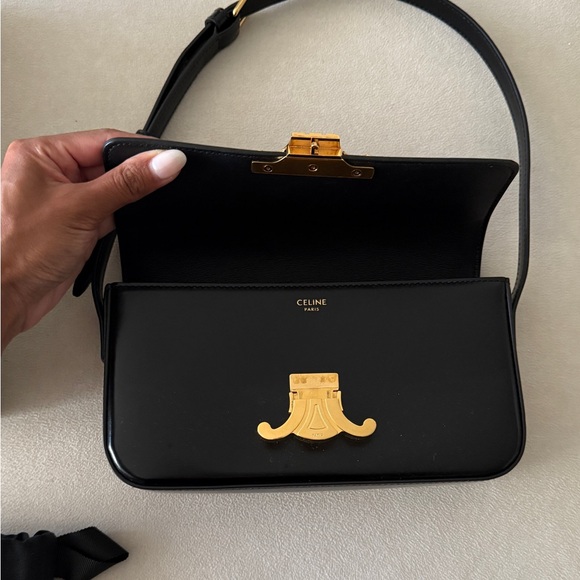 celine triomphe shoulder bag - Picture 3 of 4